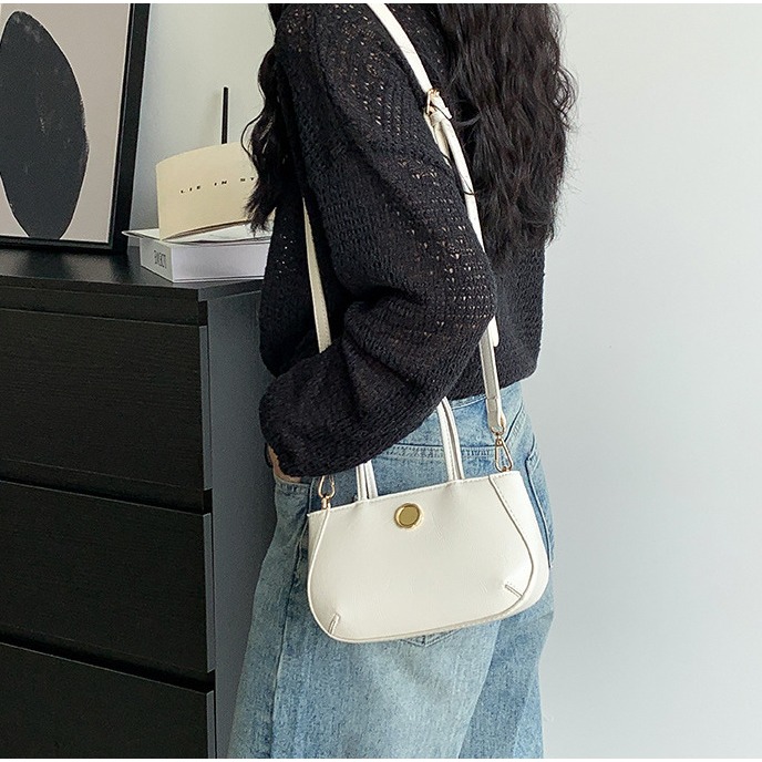 復古質感✡超美油臘皮🌙C44韓國空運🇰🇷復古高級紋路手提貝殼方包 肩帶可拆 手提包 斜跨包 側背包 肩背包 韓-細節圖8