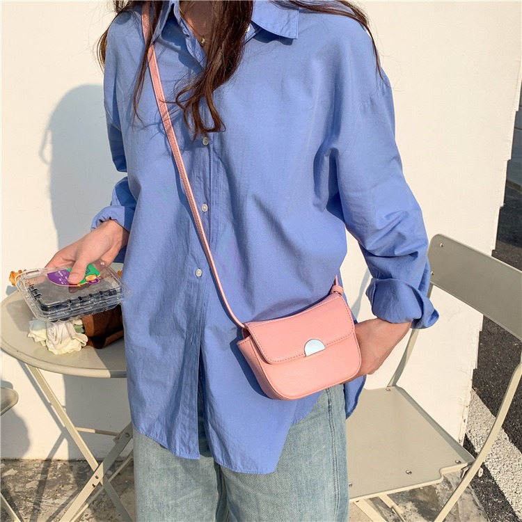 甜美可人☋口紅包☍C71韓國空運🇰🇷小眾設計迷你斜跨零錢包 斜跨包 單肩包 口紅包 零錢包 韓國小包推薦 歐膩穿-細節圖5