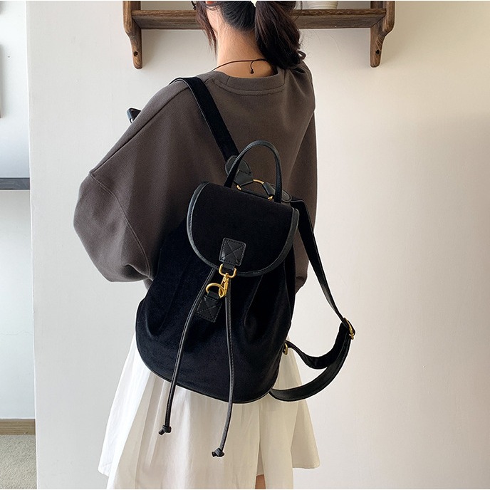 絲滑亮面➵顏色美翻✡LF5813韓國空運🇰🇷都市簡約實用大容量雙肩包 後背包 背包 旅行背包 外出實用包包 包包-細節圖4