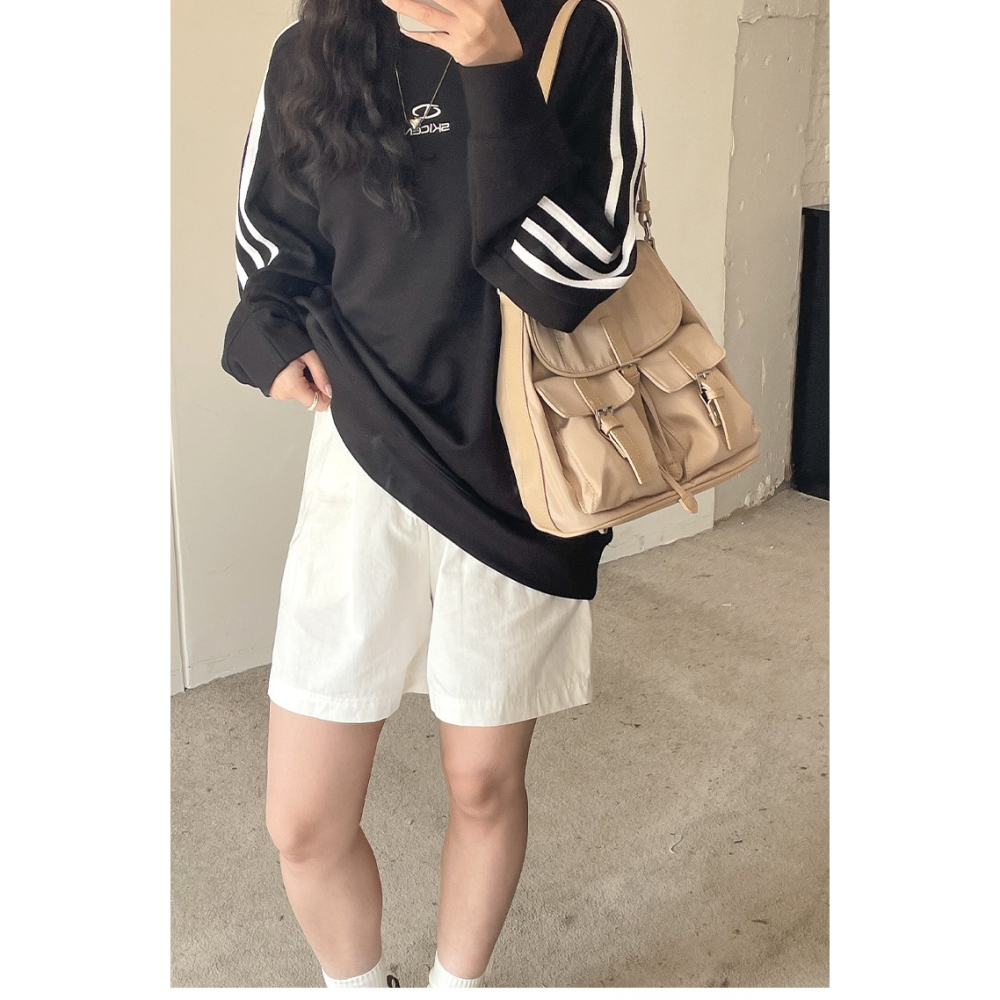 個性∹多口袋⋥A20012韓國空運🇰🇷工裝風大容量休閒尼龍單肩包 腋下包 肩背包 尼龍包 休閒慵懶 高級感包包-細節圖8