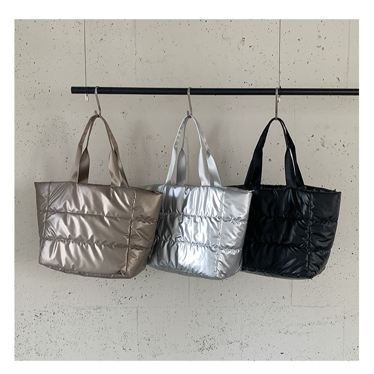 韓國空氣包☑GET！AB127韓國連線🇰🇷喜歡大容量的你不要錯過條紋托特包 單肩包 托特包 手提包 腋下包-細節圖2