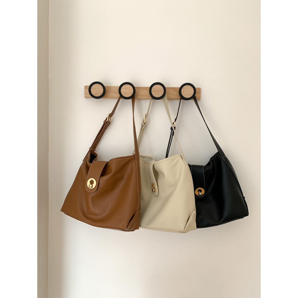 平凡世界裡做自己的超人🎳#2608軟皮大容量掛鉤托特包 單肩包 斜跨包 肩背包 側背包 托特包 方包-細節圖5