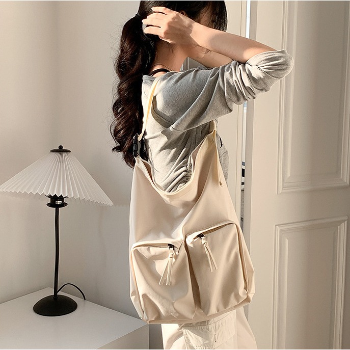 加長型▌筆電/A4都好裝⟐U530高級感耐磨厚實大容量托特包 單肩包 肩背包 托特包 斜跨包 尼龍包-細節圖5