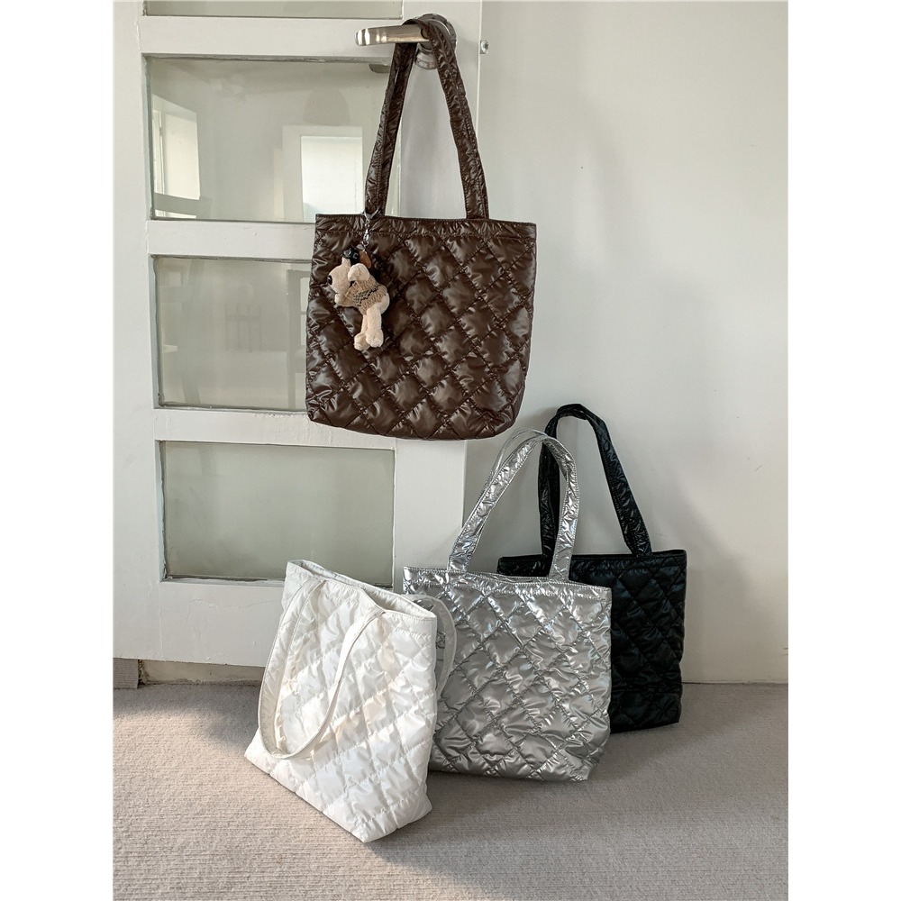 韓國空氣包☑GET！AB127/ A8261韓國連線🇰🇷喜歡大容量的你不要錯過條紋托特包 單肩包 托特包 手提包-細節圖7