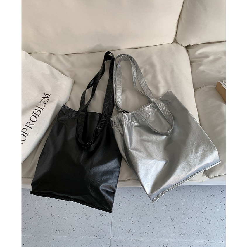 隨手拍的是我想留住的⧓AB910簡簡單單厚實高級通勤托特包 單肩托特包 單肩包 腋下包 手提包 韓國包-細節圖6