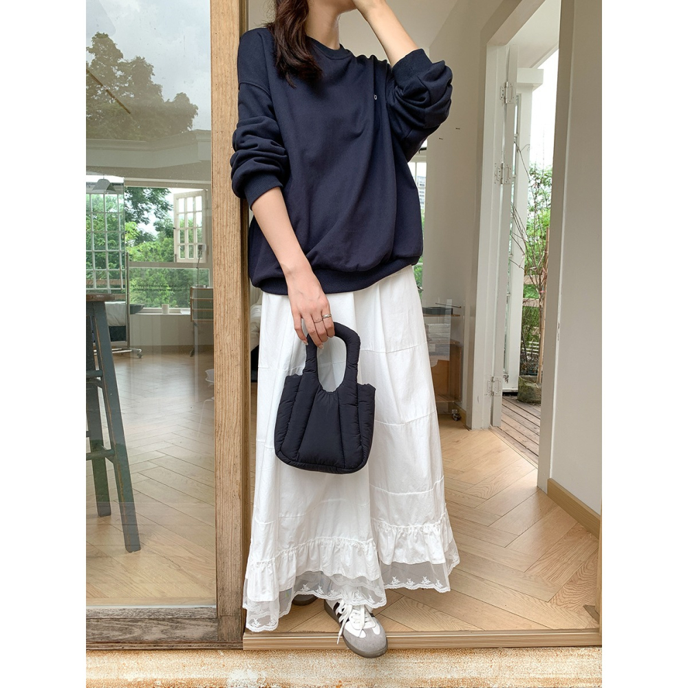 超甜冰淇淋配色🍦🍦🍦可愛死🍬『LF5831』超級厚實手提/鏈條棉質胖胖包 手提包 鍊條包 雲朵包 單肩包-細節圖7