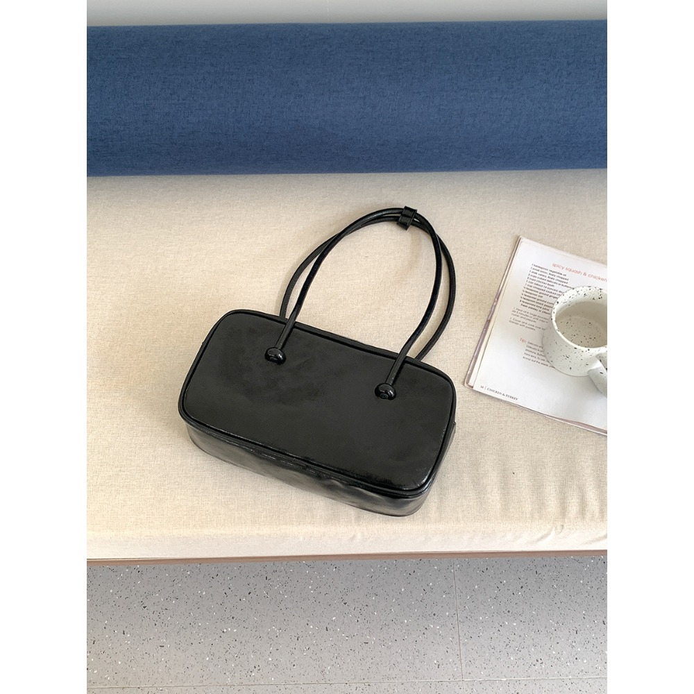 時光的珍品◠經典的美好『LF8313』展現你獨特的魅力復刻挺版手提方包 手提包 簡單款小方包 大容量單肩包 腋下包-規格圖11