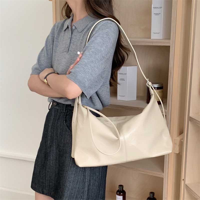 彰顯你氣質的關鍵⁂高級皮革『2313#』簡約軟皮革可調節托特包 韓國托特包 小方包 斜跨包 側背包 單肩包-細節圖4