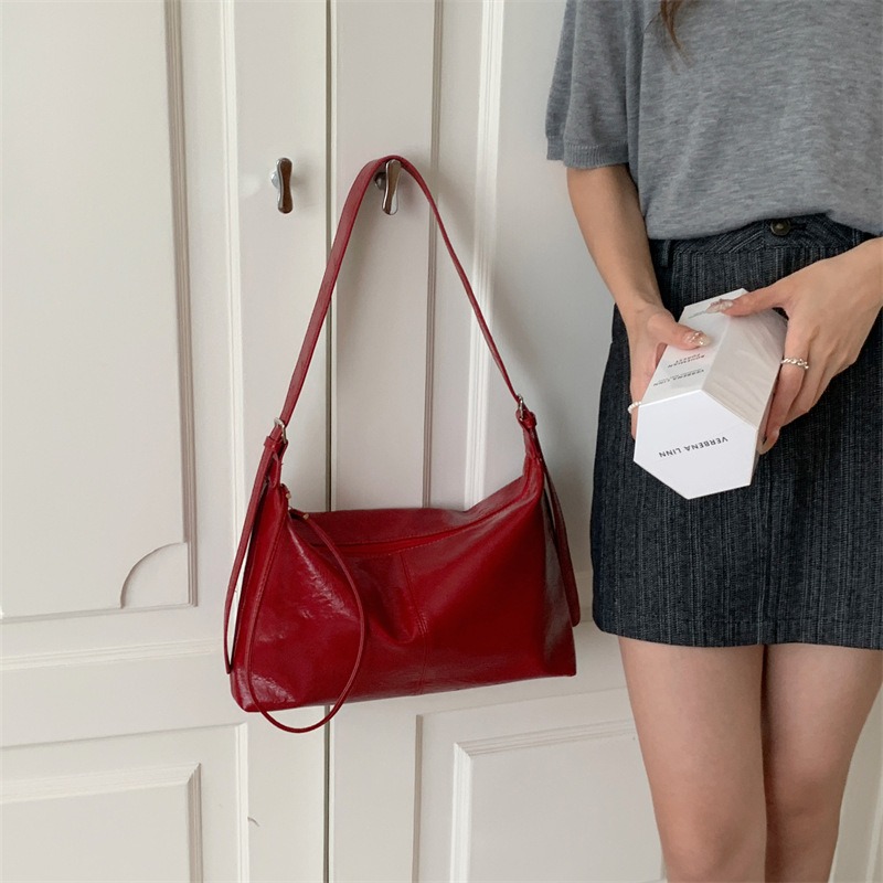 彰顯你氣質的關鍵⁂高級皮革『2313#』簡約軟皮革可調節托特包 韓國托特包 小方包 斜跨包 側背包 單肩包-細節圖8