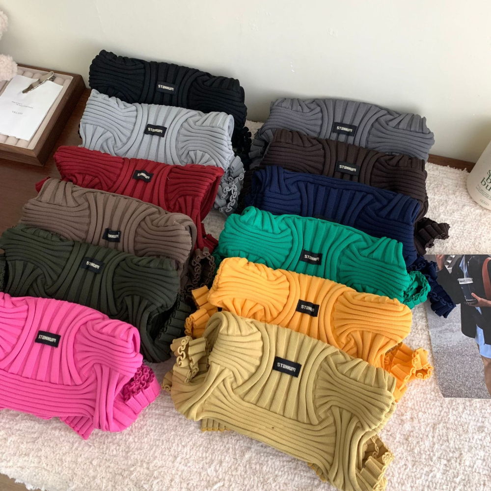 韓國代購款～多功能彈力🍬🍬『D01』設計師款多功能個性皺褶彈力手提雙肩包 手提包 單肩包 雙肩包 單肩包 後背包-細節圖4