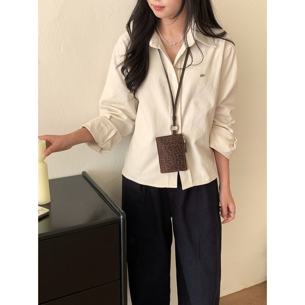 時髦掛脖款✈可當卡包｜A55807｜韓國個性復古豹紋掛脖式零錢包 小方包 卡包 單肩小方包 韓國零錢包 零錢袋-細節圖9