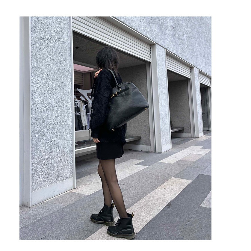 質感爆表🍂大容量不錯過『607#』文藝復古時髦大容量腋下托特包 單肩包 腋下包 手提包 單肩手提包 通勤包-細節圖6