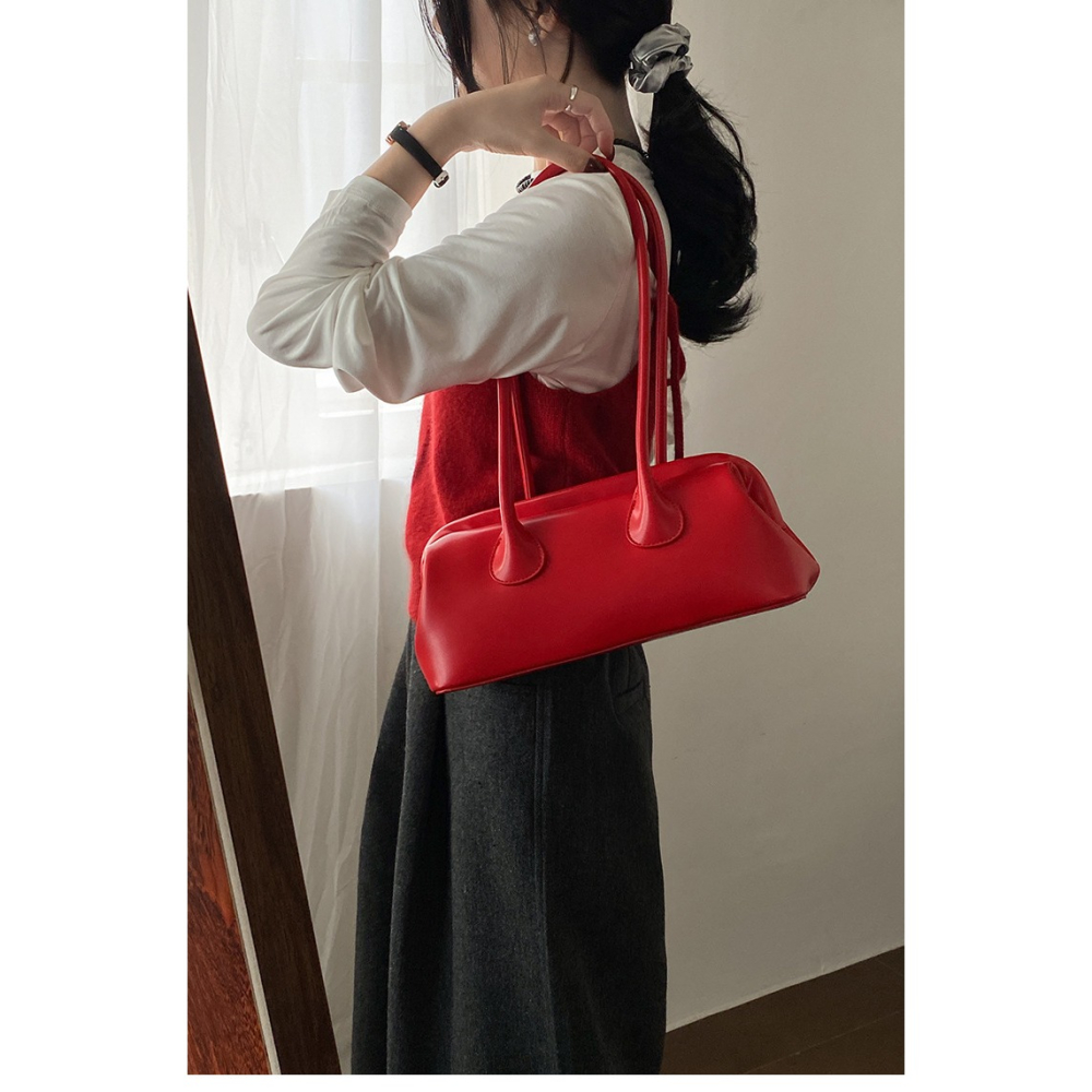 別活得太複雜௹夾子開口『A33833』大女主氣質單肩夾子法棍包 單肩包 腋下包 肩背包 夾子包 法棍包 手提包-細節圖3