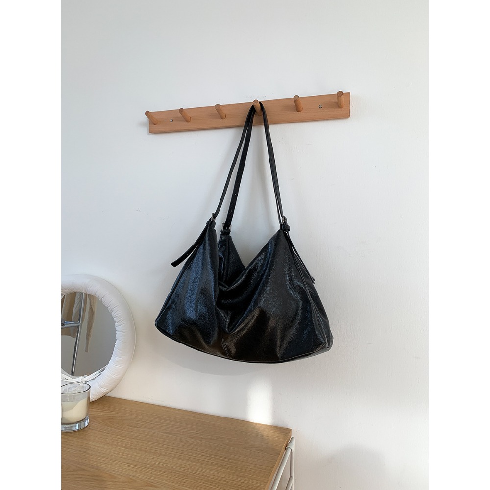 有2種材質⟕雙根肩帶『ZZ3316』高級軟皮麂皮絨質可調雙肩帶托特包 腋下包 斜跨包 側背包 單肩包 大容量-規格圖11