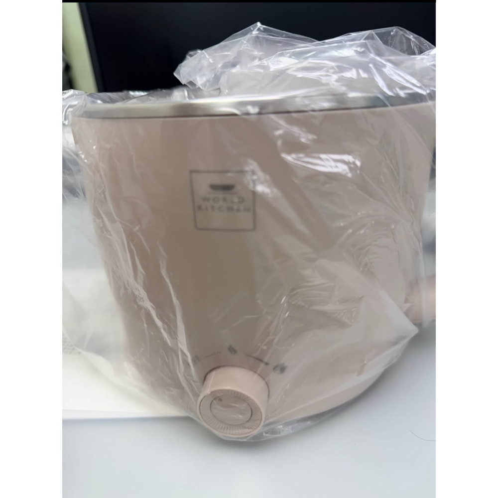 [康寧餐具World Kitchen] SEKA 單柄雙享蒸煮鍋1.5L（奶茶色）-細節圖2
