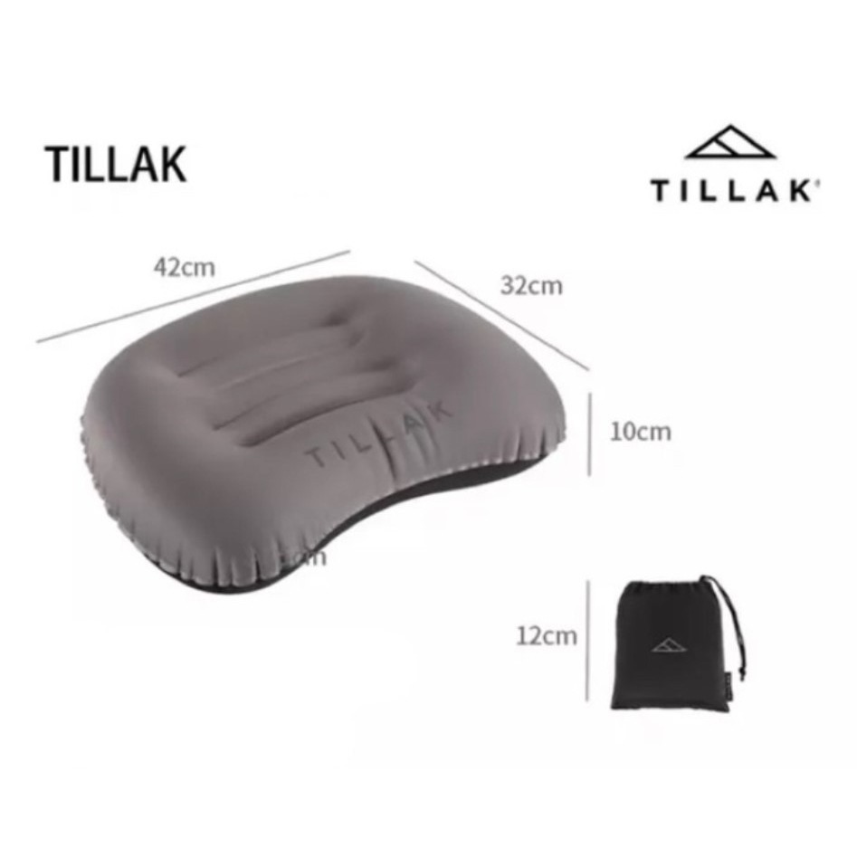 【TILLAK】 輕量舒適熱銷 80g 輕量 露營枕頭 TPU 充氣枕  登山枕頭 野營枕頭 野餐 靠枕 枕頭 登山-細節圖6