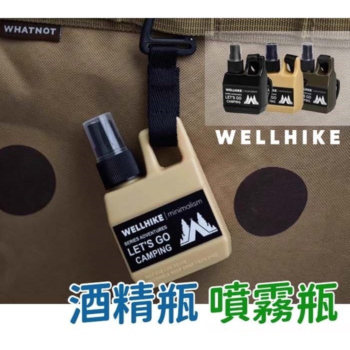 【WELLHIKE】露營噴霧瓶 80ml 户外戰術 旅行分裝 旅行分裝瓶 水 酒精 化妝水 防蚊液 洗滌 露營防蚊蟲-細節圖2