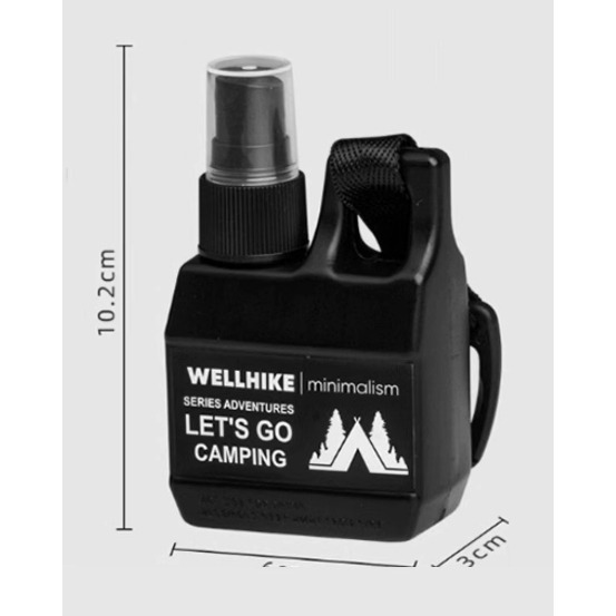 【WELLHIKE】露營噴霧瓶 80ml 户外戰術 旅行分裝 旅行分裝瓶 水 酒精 化妝水 防蚊液 洗滌 露營防蚊蟲-細節圖5