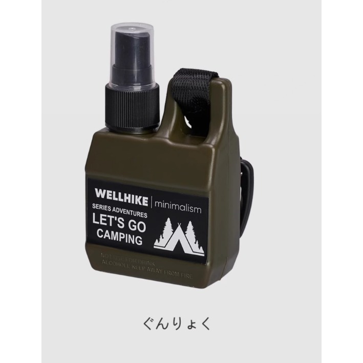 【WELLHIKE】露營噴霧瓶 80ml 户外戰術 旅行分裝 旅行分裝瓶 水 酒精 化妝水 防蚊液 洗滌 露營防蚊蟲-規格圖5