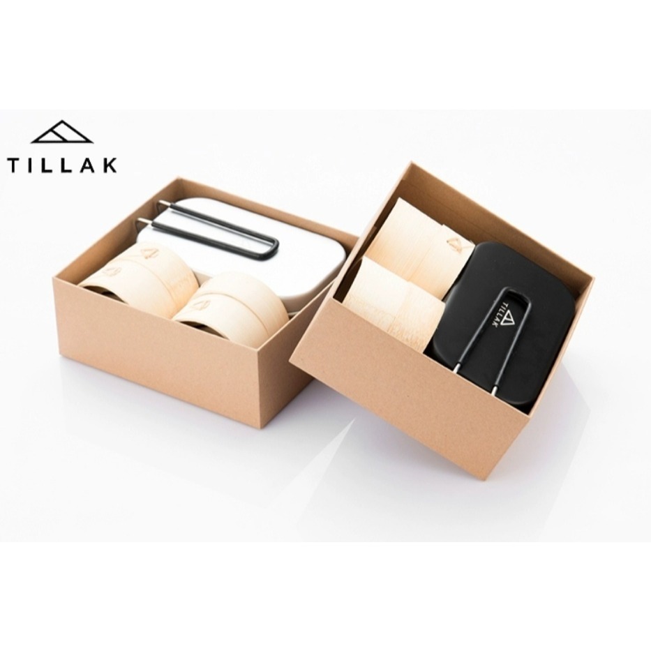 【TILLAK】 日本暢銷 露營 煮飯神器 蒸籠飯盒 野營 登山 野餐 便當盒 蒸盒 鍋具 餐盒 套裝組合 銀色 黑色-細節圖8