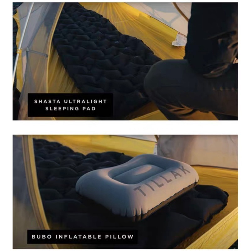【TILLAK】超輕量睡墊 R值1.5 露營睡墊 登山睡墊 充氣睡墊 輕量睡墊 露營墊 折疊睡墊 蛋殼睡墊 露營 登山-細節圖4