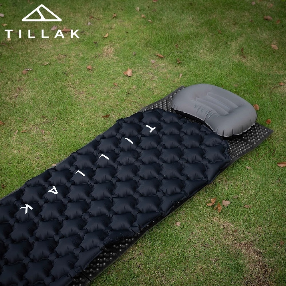 【TILLAK】超輕量睡墊 R值1.5 露營睡墊 登山睡墊 充氣睡墊 輕量睡墊 露營墊 折疊睡墊 蛋殼睡墊 露營 登山-細節圖7