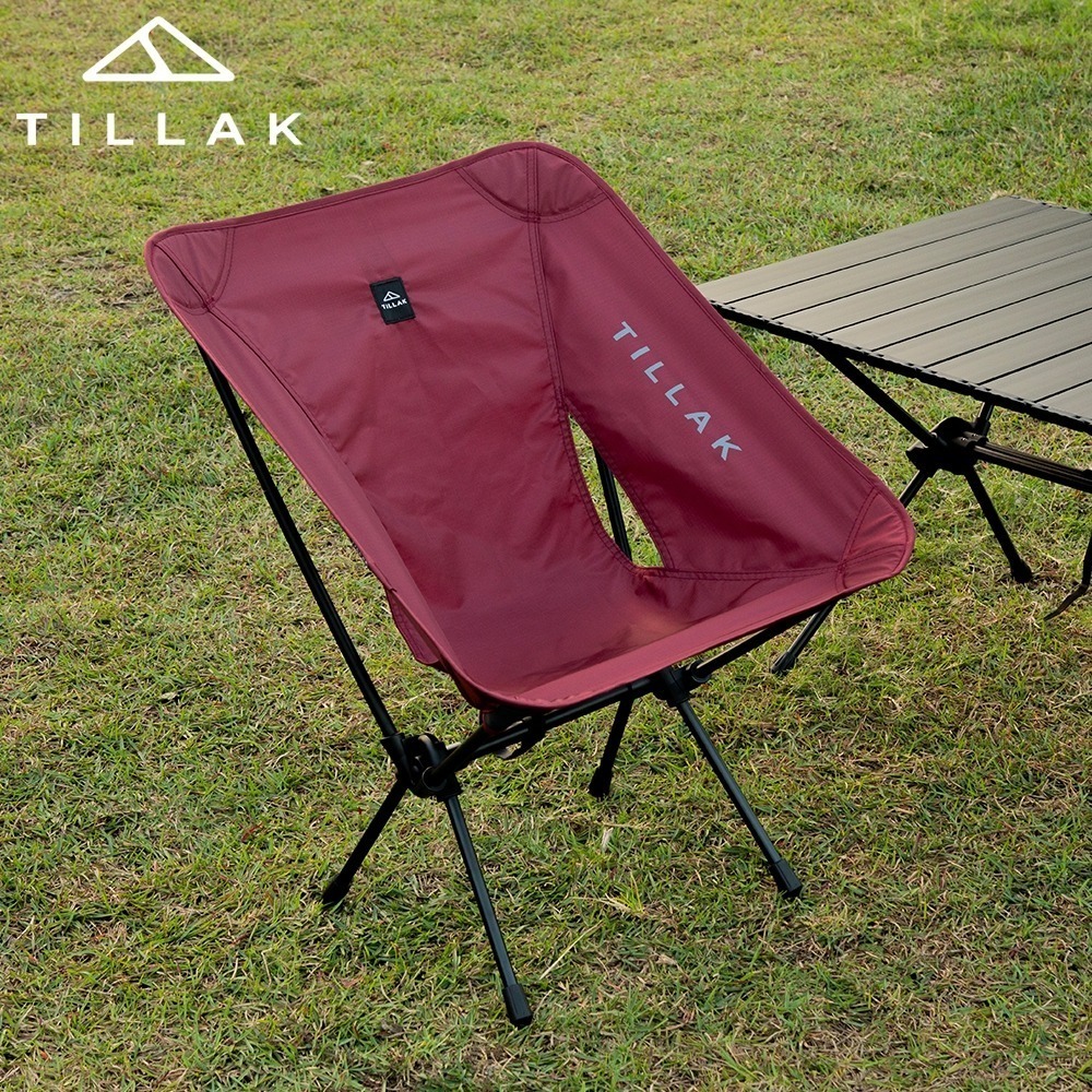 【TILLAK】贈頭燈 月亮椅 折疊椅 摺疊椅 露營椅 釣魚椅 休閒椅 戶外椅 月亮躺椅 懶人椅 折疊椅 躺椅-細節圖5
