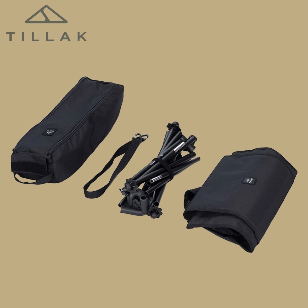 【TILLAK】贈充氣枕 Cordura 1000D 一年保固 高背 月亮椅 戰術椅 露營椅 野營椅 登山 摺疊 折疊-細節圖8