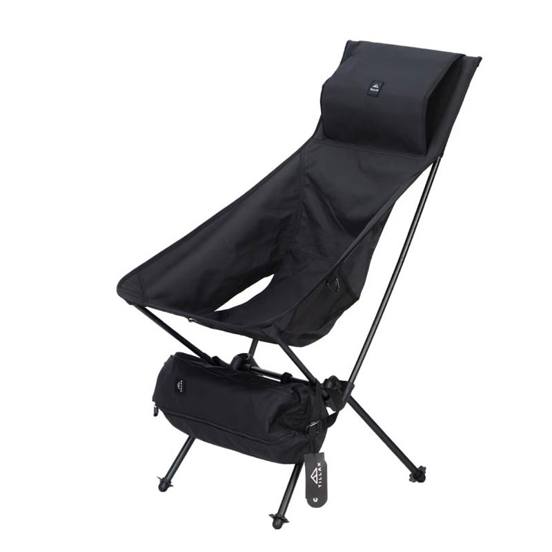 【TILLAK】贈充氣枕 Cordura 1000D 一年保固 高背 月亮椅 戰術椅 露營椅 野營椅 登山 摺疊 折疊-規格圖10