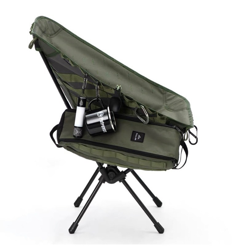 【TILLAK】Cordura1000D 一年保固 戰術椅 折疊椅 月亮椅 露營椅 釣魚椅 登山椅 摺疊椅 休閒椅-細節圖8