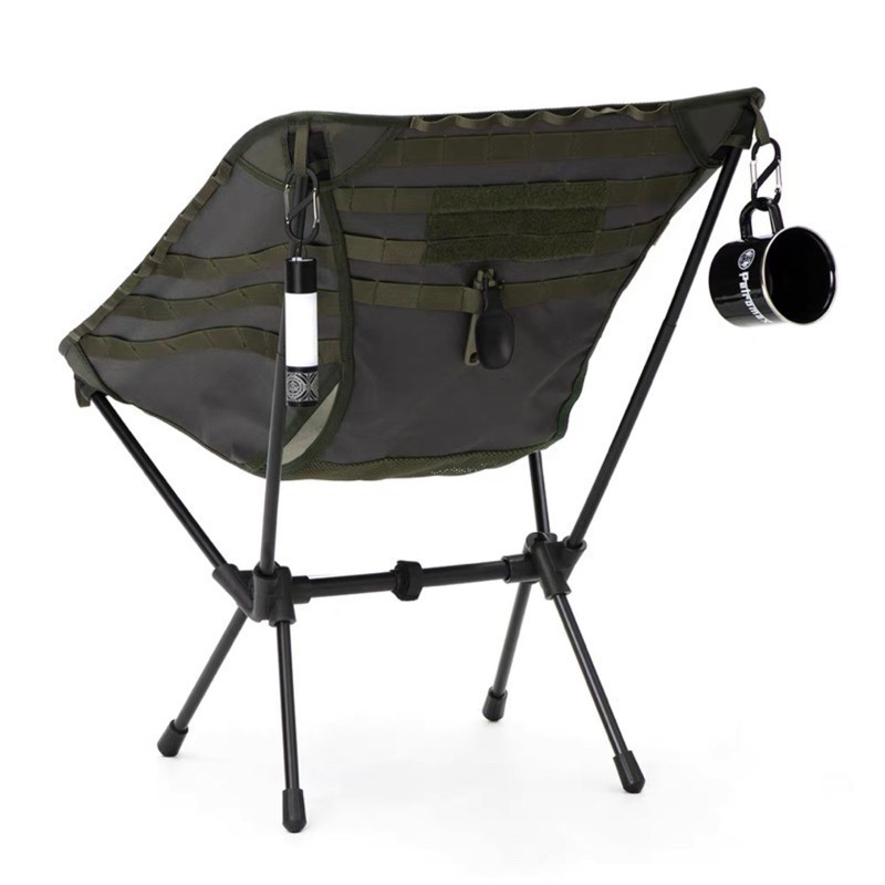 【TILLAK】Cordura1000D 一年保固 戰術椅 折疊椅 月亮椅 露營椅 釣魚椅 登山椅 摺疊椅 休閒椅-細節圖9