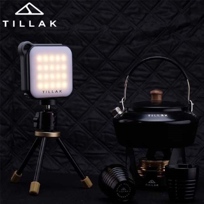 【TILLAK】太陽能充電燈 15W 白光黃光自然光 LED燈 露營燈 帳篷燈 戶外照明燈 探照燈 電量顯示 補光燈-細節圖6