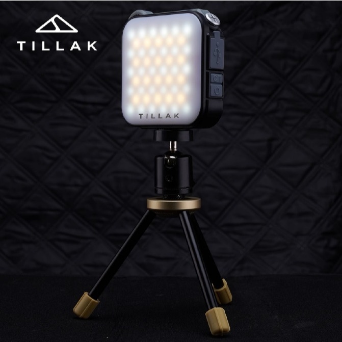 【TILLAK】太陽能充電燈 15W 白光黃光自然光 LED燈 露營燈 帳篷燈 戶外照明燈 探照燈 電量顯示 補光燈-細節圖7