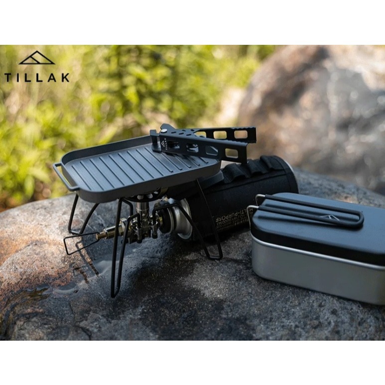 【TILLAK】燒烤盤 迷你烤盤 輕量烤盤 不沾烤盤  韓式燒烤盤 烤肉盤 烤夾 烤盤 煎盤 鍋柄 鍋把 鍋鉗 蜘蛛爐-細節圖4