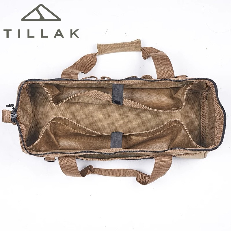 【TILLAK】Cordura 1000D 露營收納包 露營地釘包 維修工具包 手提包 工具袋 營釘包 收納袋 收納包-細節圖8