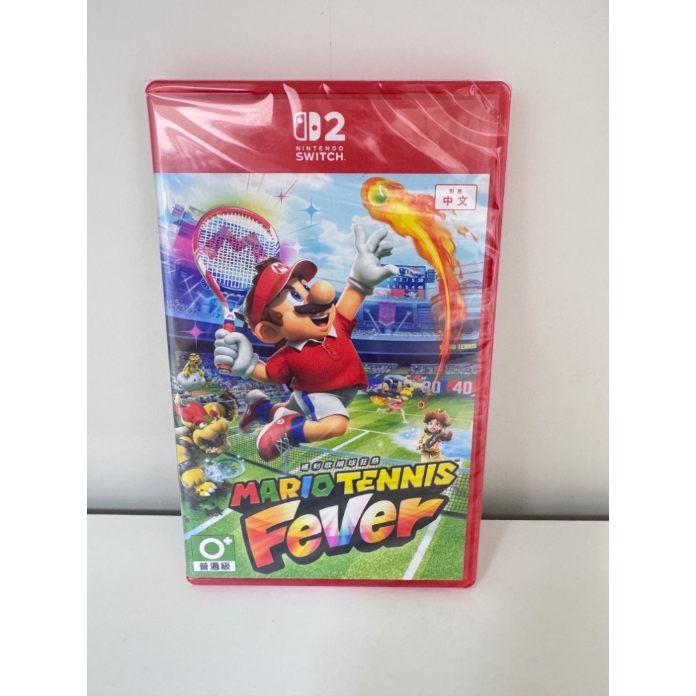 現貨 全新 NS2 瑪利歐網球 狂熱 中文版 含首批特典吊飾 switch2-細節圖2