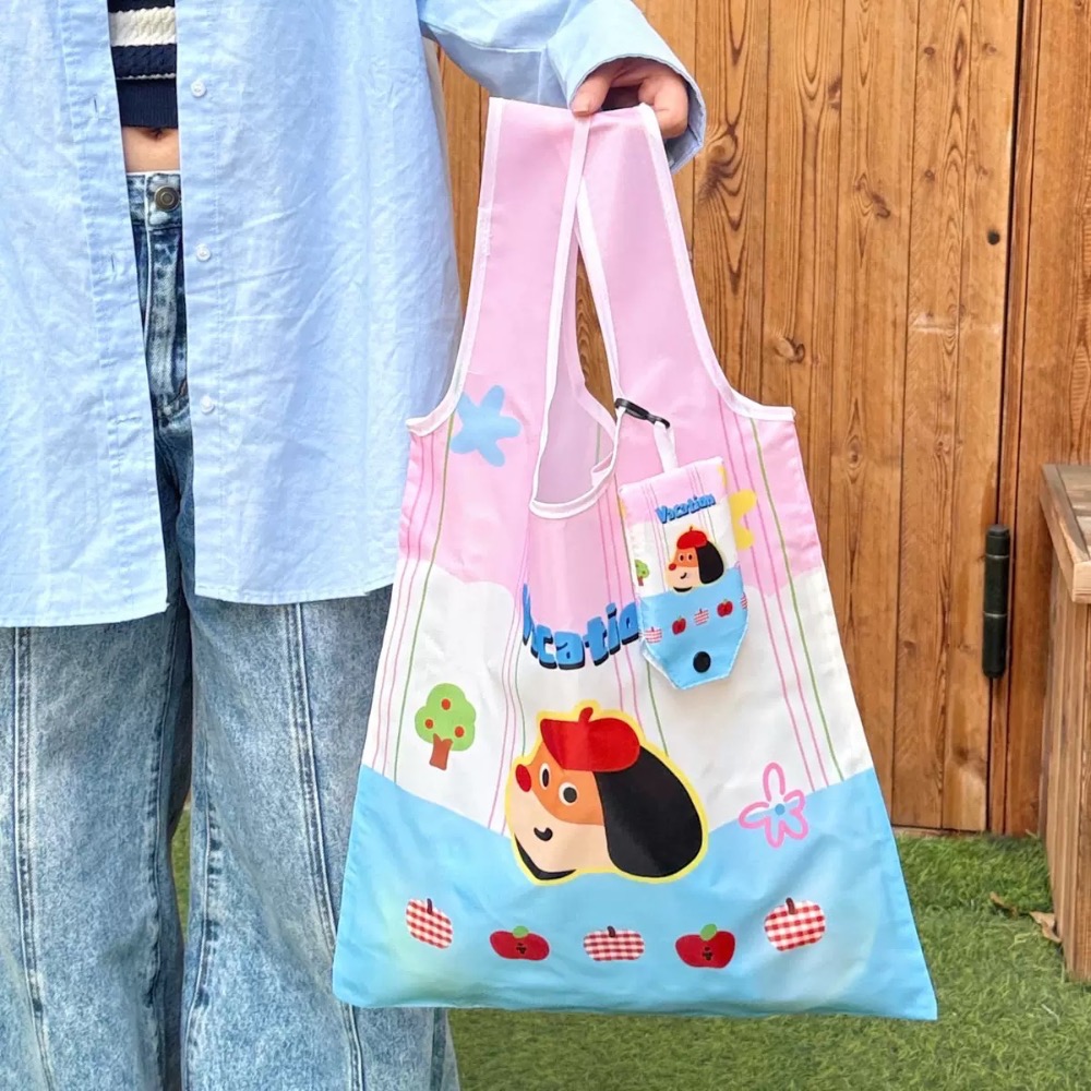🛍️春日系列可收納購物袋-規格圖4