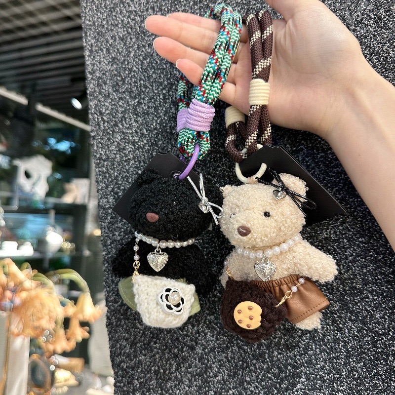 🐻 精心打扮的泰迪熊掛飾/包包掛件-細節圖2