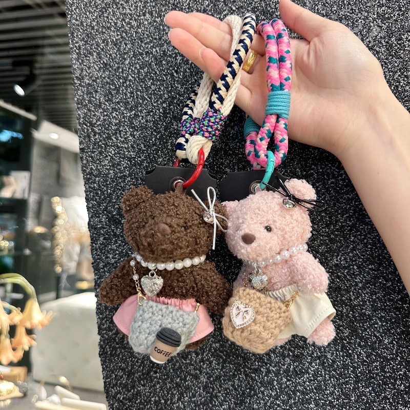 🐻 精心打扮的泰迪熊掛飾/包包掛件-細節圖3