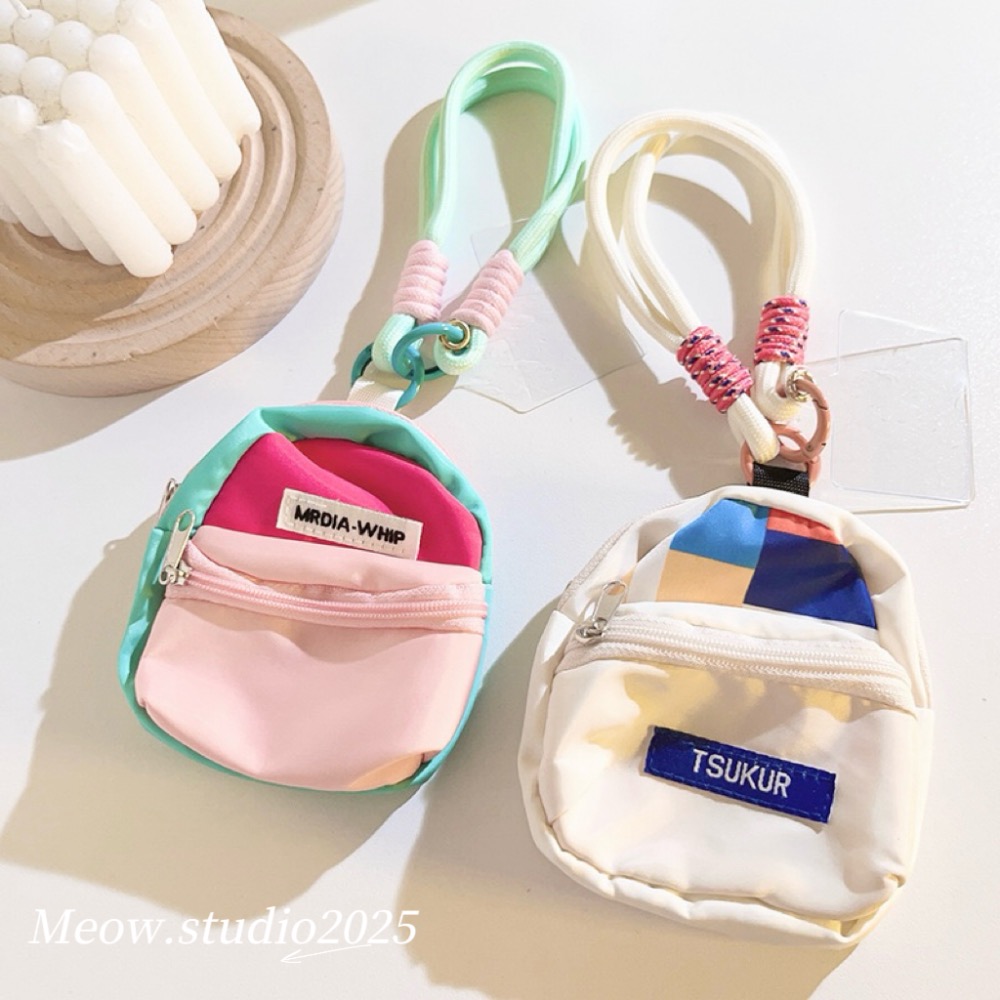 🌸 日韓ins風 掛繩零錢包/收納小包掛件-細節圖2