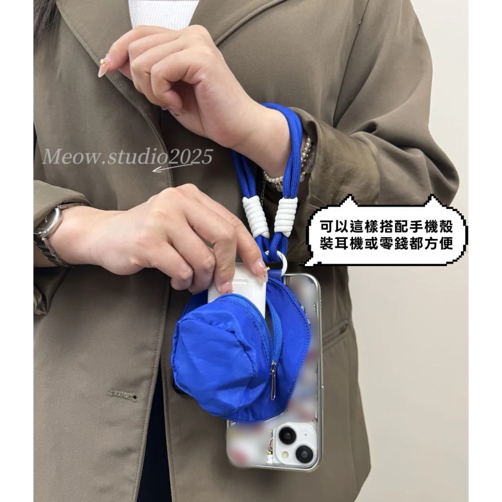 🐟 經典漁夫帽造型零錢包掛飾/墊片掛繩收納小包-細節圖3