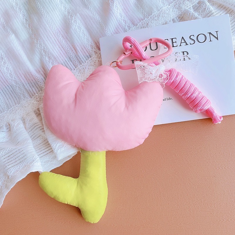 🌸 五彩斑斕的立體花朵/包包掛件-規格圖5