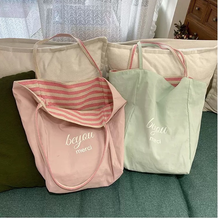 🌸 簡約雙面大容量托特包/肩背包-細節圖2