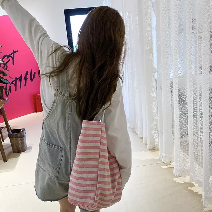 🌸 簡約雙面大容量托特包/肩背包-細節圖7