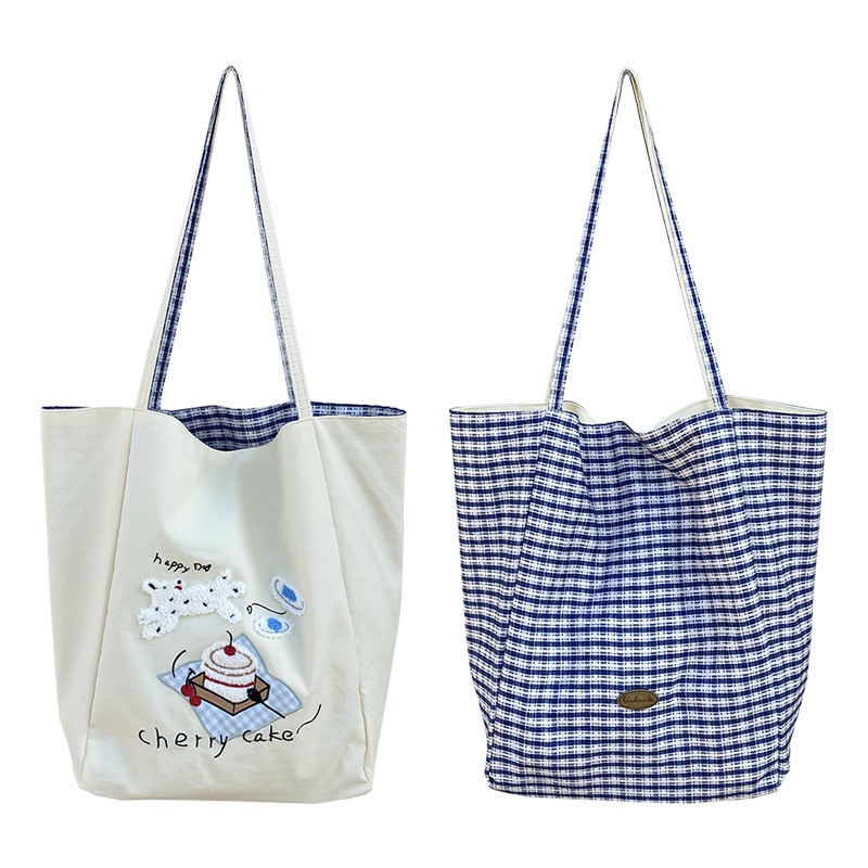 🍰 雙面設計✨ 大容量手提單肩包-規格圖6