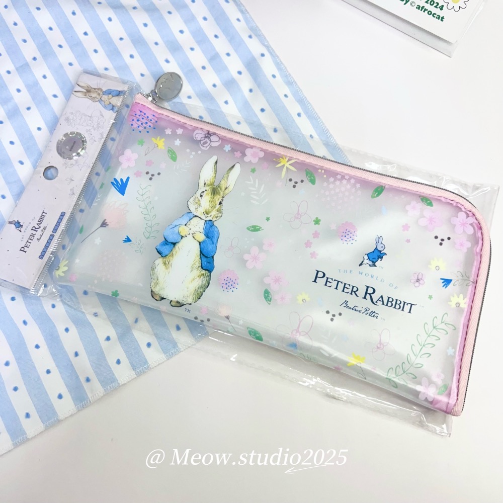 🐰 比得兔側開拉鍊收納袋/筆袋-規格圖5