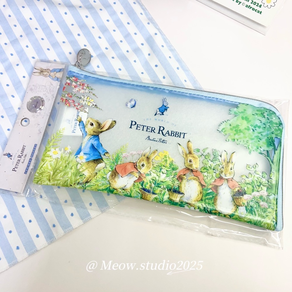 🐰 比得兔側開拉鍊收納袋/筆袋-規格圖5