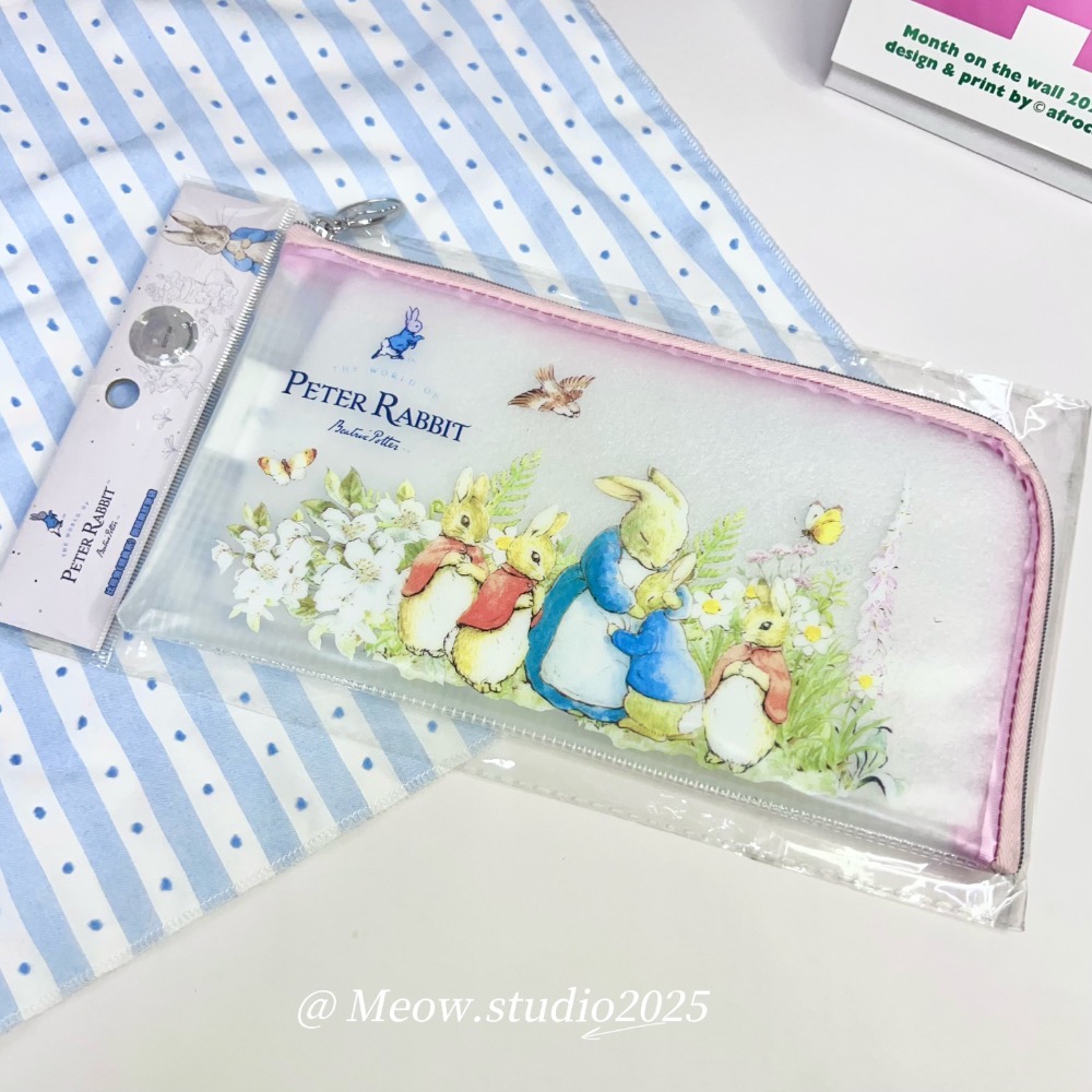 🐰 比得兔側開拉鍊收納袋/筆袋-規格圖5