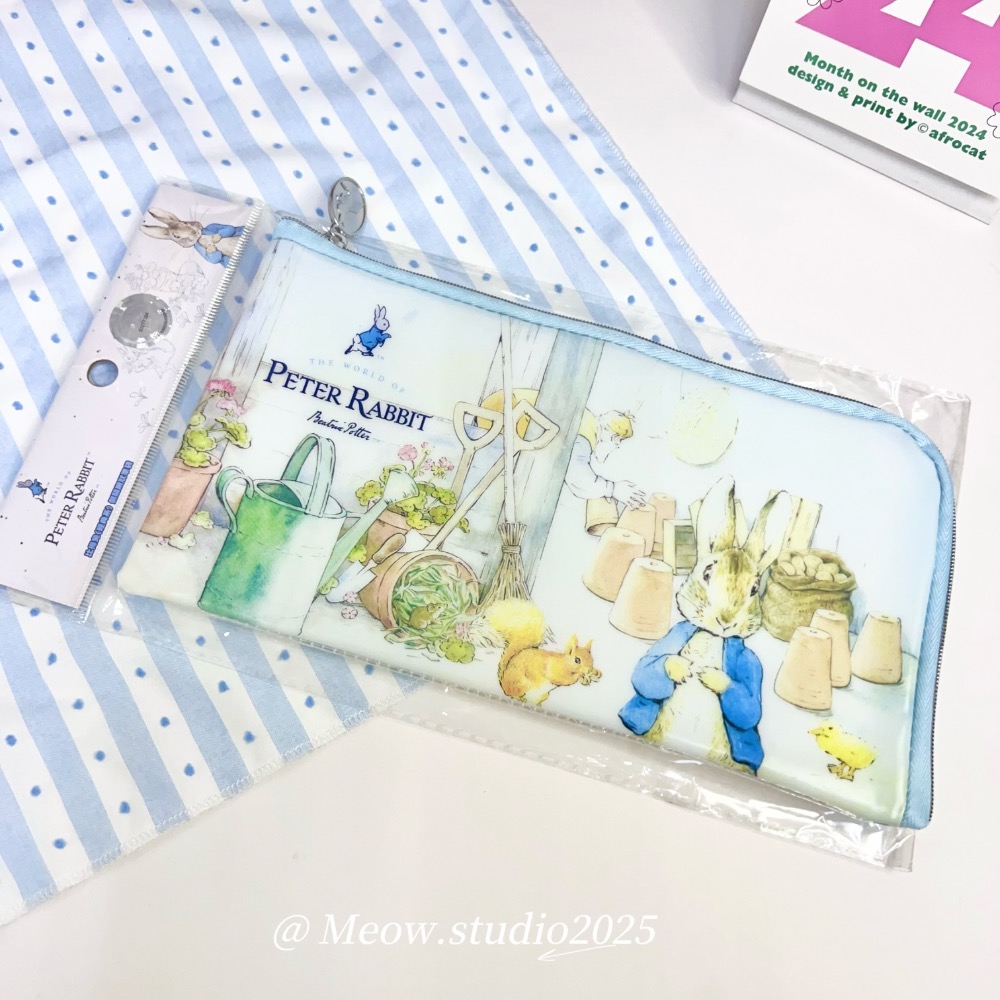 🐰 比得兔側開拉鍊收納袋/筆袋-規格圖5