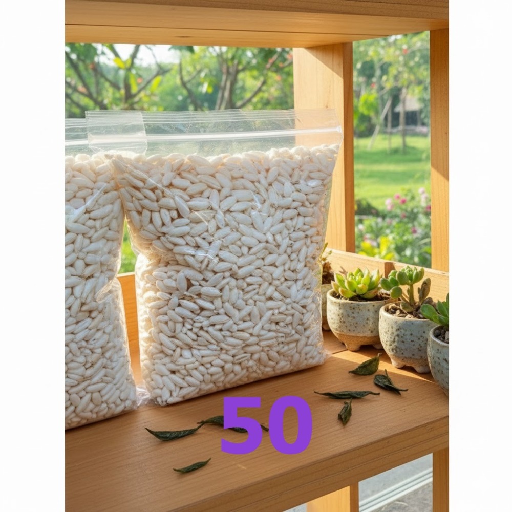 玉竹軒米香小舖-無調味米香粒(白米粒、胚芽米粒、小麥粒、糙薏仁粒、五穀雜糧粒)150-180g/包-規格圖1